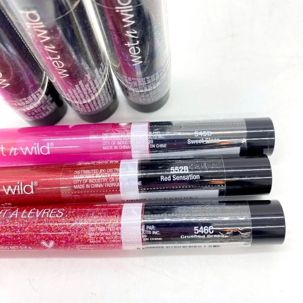 Wet n Wild Lipstick and Lip Gloss Bundle New